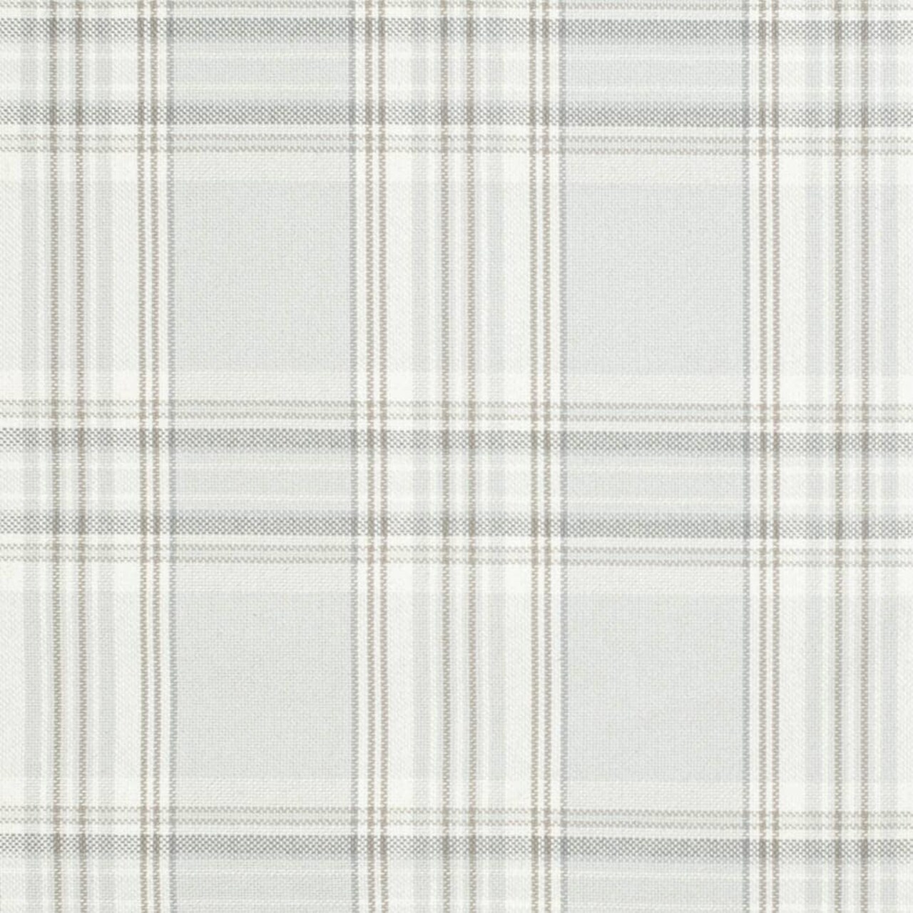 Powder - Blue,Grey & Silver Plaid Upholstery Fabric 54 Inches"